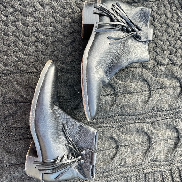 Valentino Rockee fringe ankle boots - Picture 5 of 16